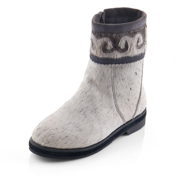 Унты женские из камуса лошади "Орнамент" 